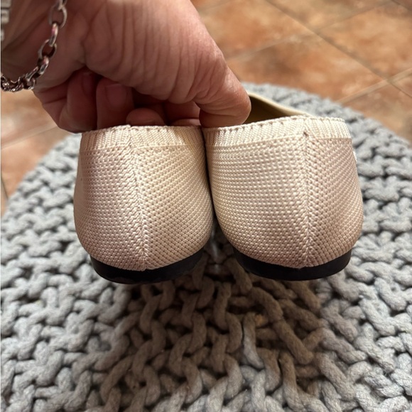 Vivaia Aria Pointed Toe Black Ballet Flats Size 39.5 - Picture 7 of 9